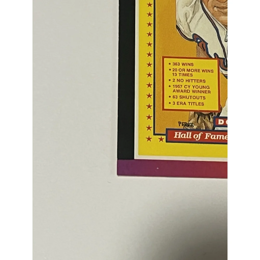 Warren Spahn 1989 Donruss Milwaukee Braves Hall of Fame